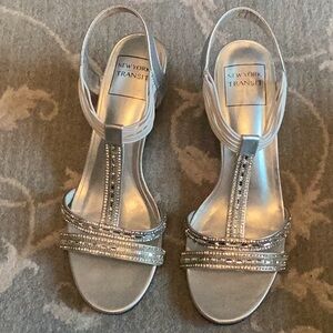 New York Transit Silver Women's Sandals